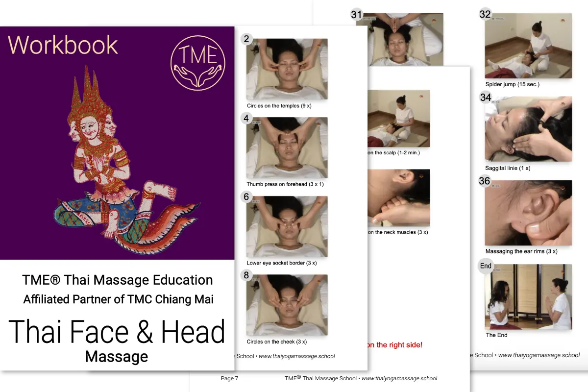 Thai face and head massage